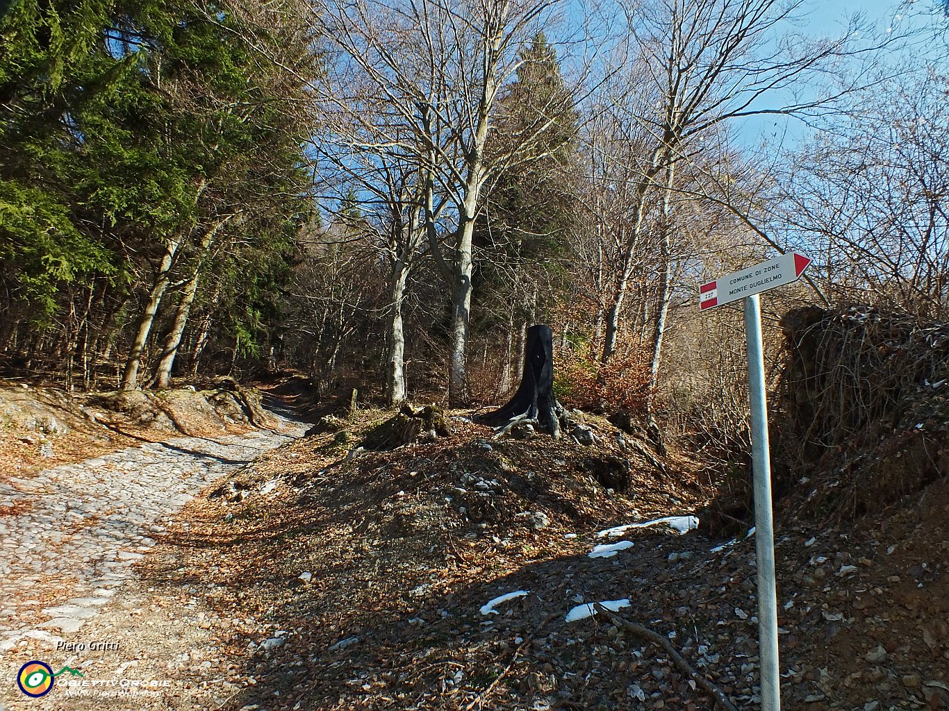 62 Qui lascio la mulattiera acciottolata e proseguo sulla strada ghiaiosa a dx .JPG